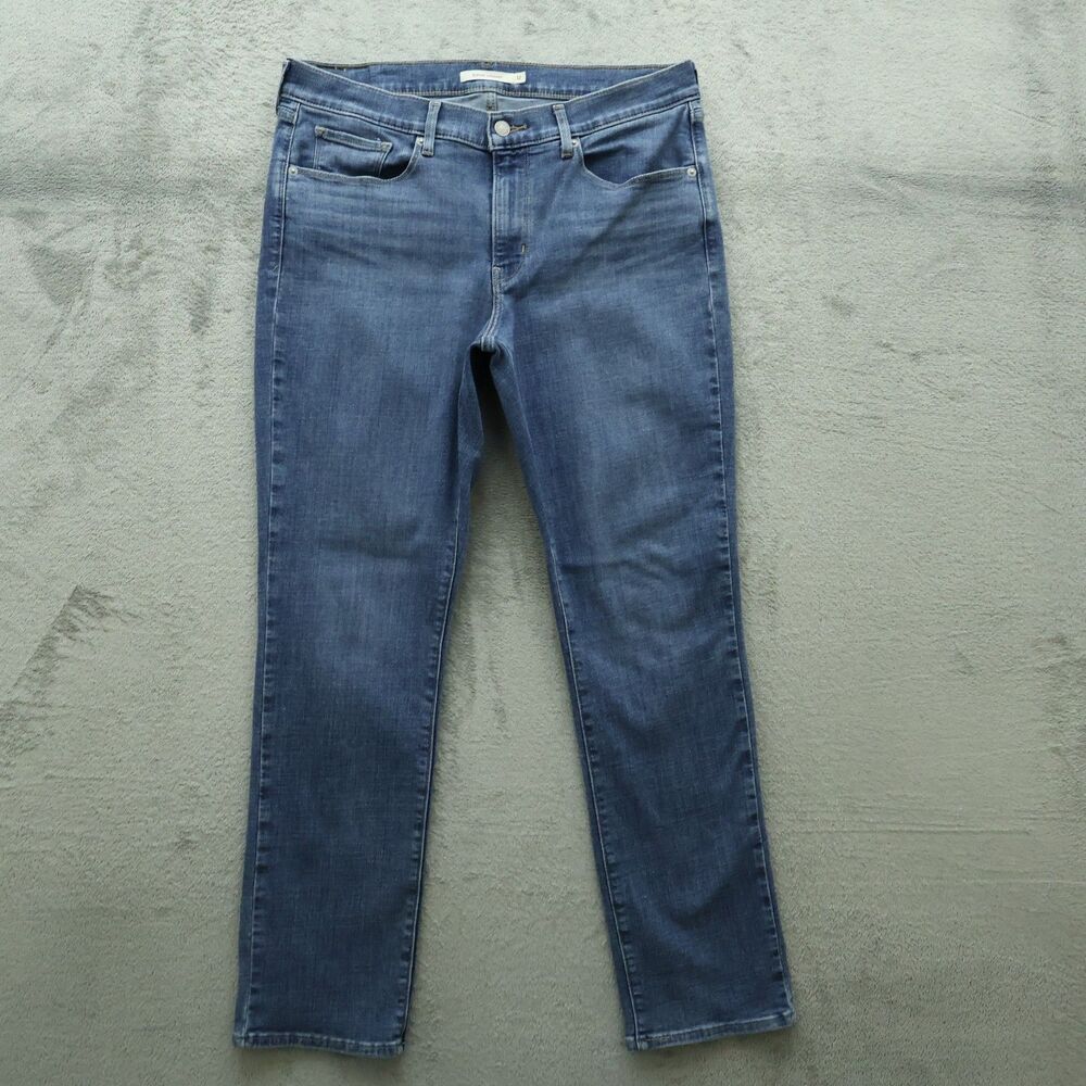 Levi's Jeans Women's Size 12M Blue Mid-Rise Classic Straight Denim 30" Inseam
